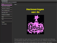 Tablet Screenshot of candyclub.nl