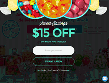 Tablet Screenshot of candyclub.com