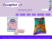 Tablet Screenshot of candyclub.com.ar